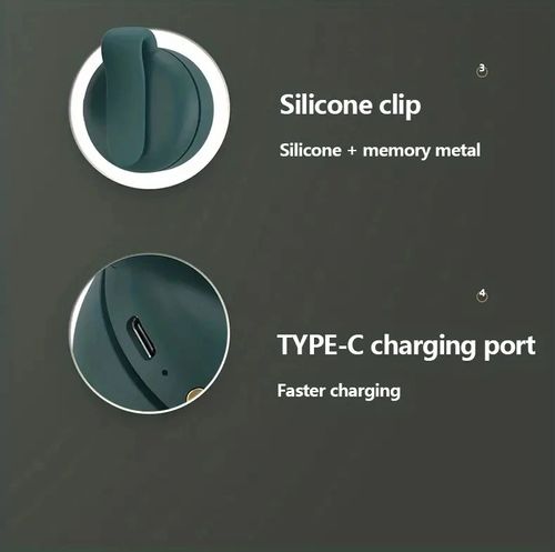 Mini bladeless portable waist - clip fan