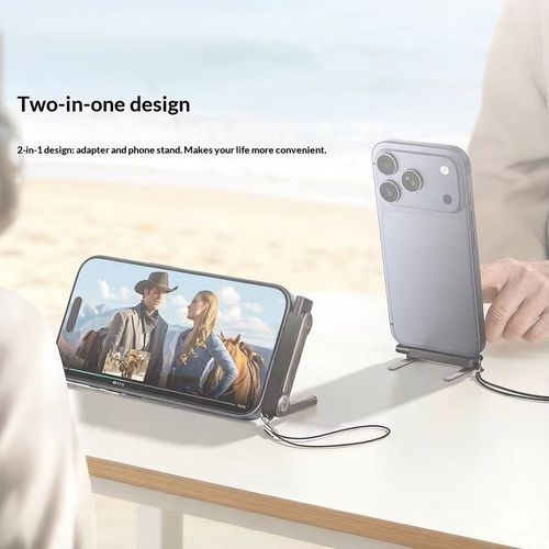 Fast Charging USB-C Cable with Foldable Phone Stand