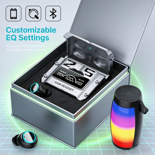 Headphones plus Bluetooth speaker