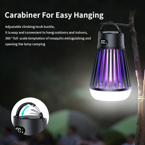Solar Rechargeable Mosquito Killer Lamp
