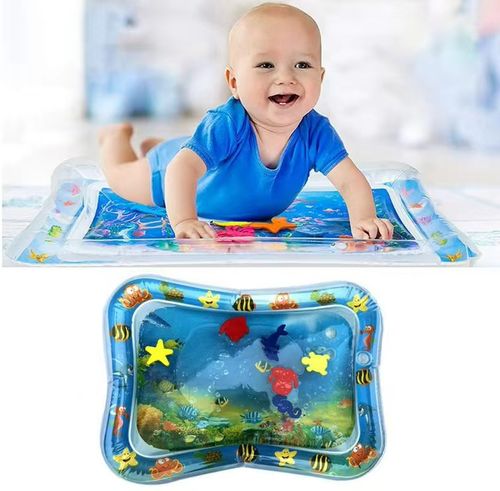 Infant Tummy Time Toy Flodable Inflatable Baby Water Mat