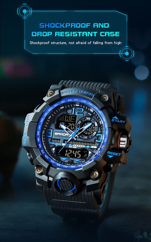 Men's waterproof electronic sports watch