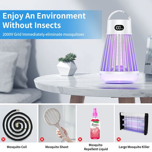Solar Rechargeable Mosquito Killer Lamp