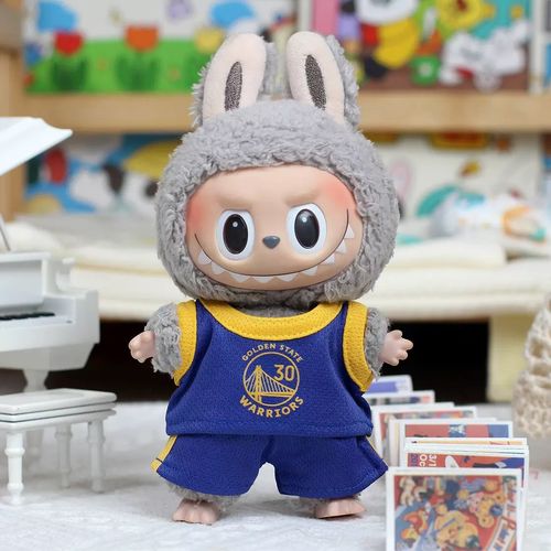 6.69 inch Labubu compatible doll clothes pure cotton baby clothes basketball uniform small doll doll clothes
