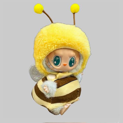 Sitting Party Baby Clothes 6.69in 1st and 2nd Generation Labubu Compatible Clothes, Little Bee