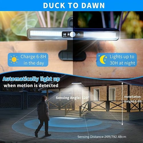 Ultra-Bright Solar Clip-On Landscape Light