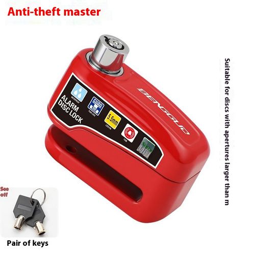 Motorcycle Anti-theft Alarm Disc Lock