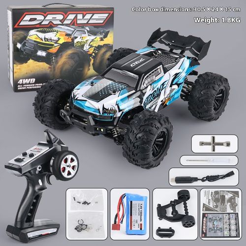 Big RC Car High Speed Remote Control Car Large RC 40+ KMH 4X4 Off-Road All Terrains Waterproof Hobby Grade Fast Racing Toy Gift Monster Trucks s for Adults and Kids Red