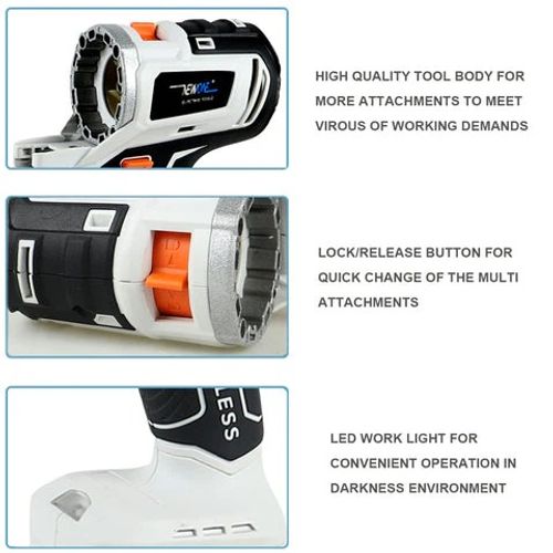 18V Cordless 10 in 1 Multifunctional Power ToolKit