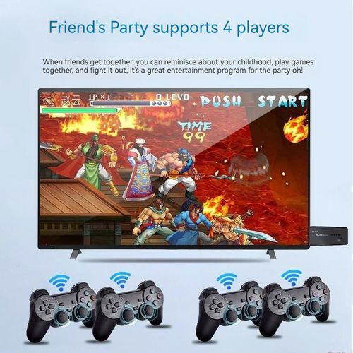 Retro Game Console with Wireless Controller ,within 20000+ Games Built-in