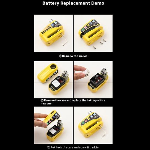 Motorcycle Anti-theft Alarm Disc Lock