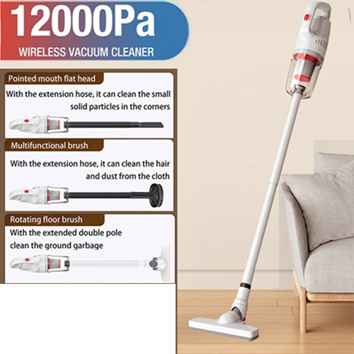 Handheld Vacuum High Power with Long Extension Tube, Car Vacuum Cordless, USB Charging Portable Dust Buster for car House Office Clean