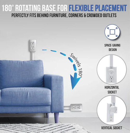 🔥Electrical Outlet Extender🔥 Europlug with USB port
