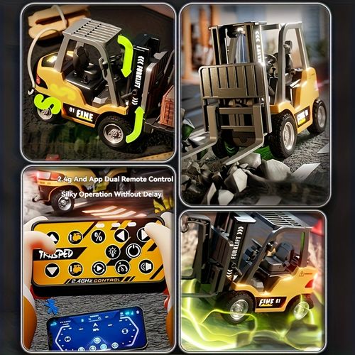 Alloy Miniature Remote-Controlled Forklift