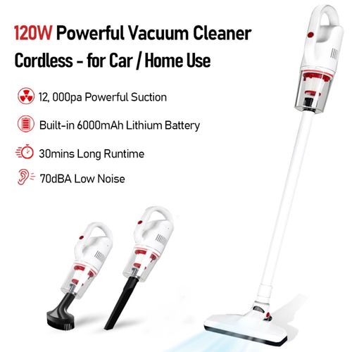 Handheld Vacuum High Power with Long Extension Tube, Car Vacuum Cordless, USB Charging Portable Dust Buster for car House Office Clean