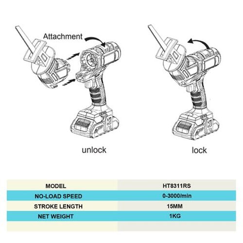 18V Cordless 10 in 1 Multifunctional Power ToolKit
