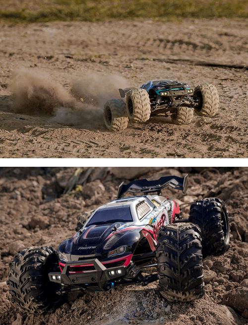 Big RC Car High Speed Remote Control Car Large RC 40+ KMH 4X4 Off-Road All Terrains Waterproof Hobby Grade Fast Racing Toy Gift Monster Trucks s for Adults and Kids Red