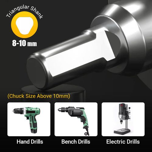 🔥10 PCs Carbide-Tipped Hole Cutter for Metal