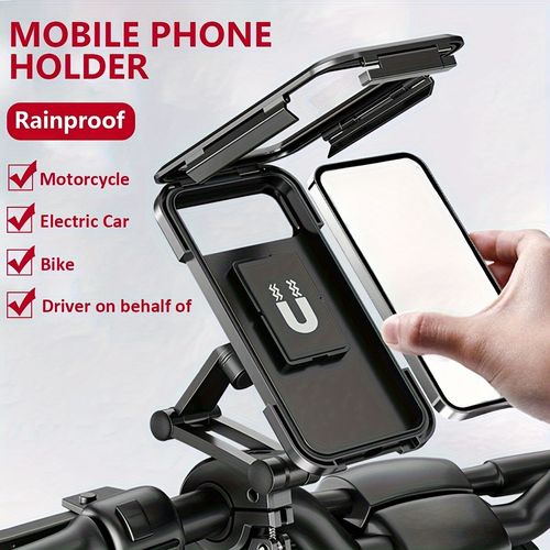 Adjustable 360° Rotatable Acrylic Bicycle Phone Holder