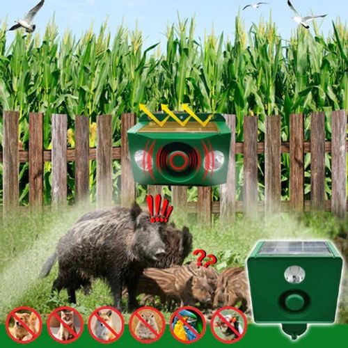 🔥Beast Repellent Solar Warning Lights with Loud Volume