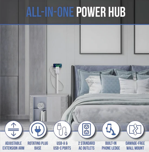 🔥Electrical Outlet Extender🔥 Europlug with USB port