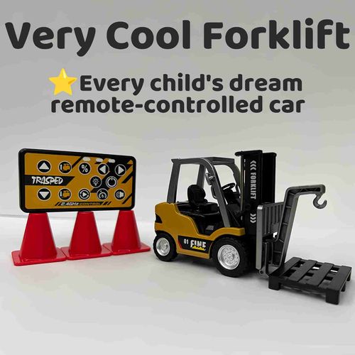 Alloy Miniature remote-controlled forklift