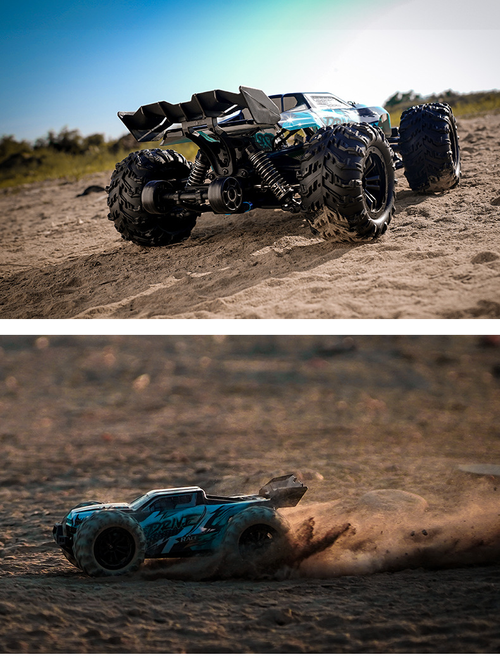 Big RC Car High Speed Remote Control Car Large RC 40+ KMH 4X4 Off-Road All Terrains Waterproof Hobby Grade Fast Racing Toy Gift Monster Trucks s for Adults and Kids Red