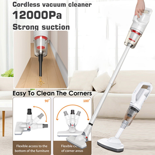 Handheld Vacuum High Power with Long Extension Tube, Car Vacuum Cordless, USB Charging Portable Dust Buster for car House Office Clean