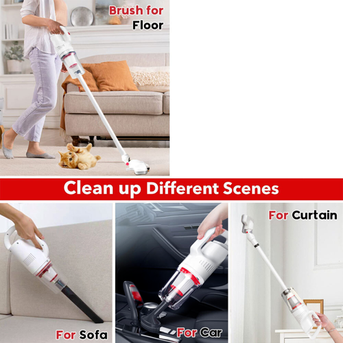 Handheld Vacuum High Power with Long Extension Tube, Car Vacuum Cordless, USB Charging Portable Dust Buster for car House Office Clean