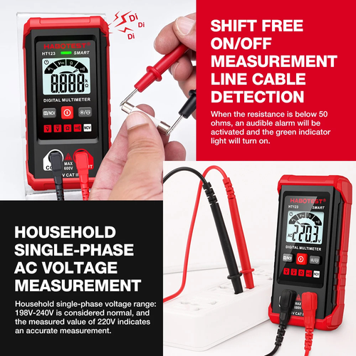 HABOTEST HT123 Smart Digital Multimeter