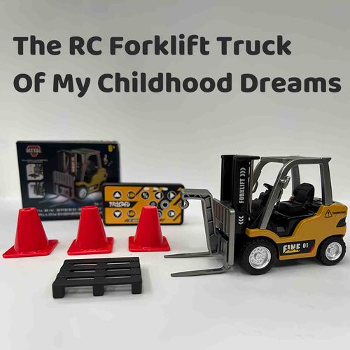 Alloy Miniature remote-controlled forklift