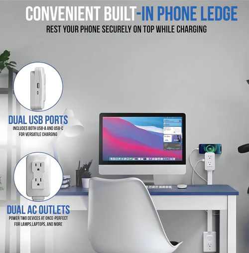 🔥Electrical Outlet Extender🔥 Europlug with USB port