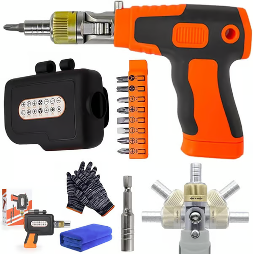 🔥 Upgraded 16-in-1 Portable Ratchet Screwdriver Set with Magnetic Handle 🛠️
