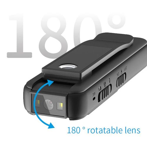 32g HD Night Vision Back Clip Camera Recorder