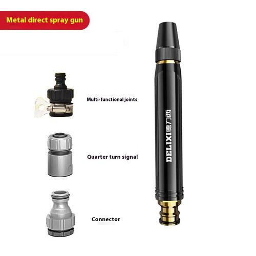 1 Set High Pressure Spray Water Gun (1 nozzle with 3 connector)