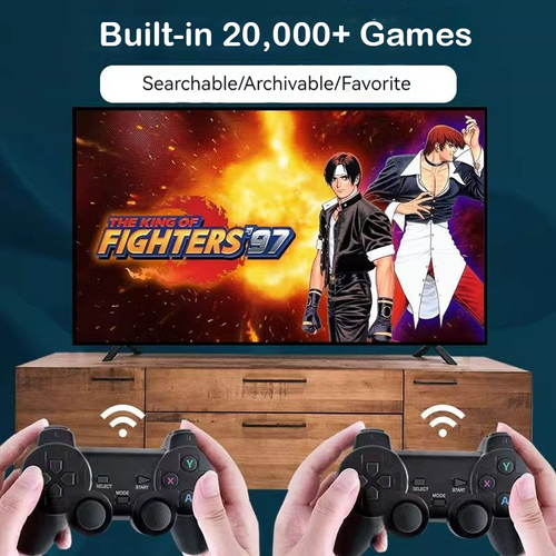 Retro Game Console with Wireless Controller ,within 20000+ Games Built-in