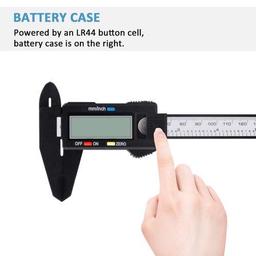 150mm 100mm Electronic Digital Caliper Carbon Fiber Vernier Caliper Micrometer Measuring Tool Digital Ruler