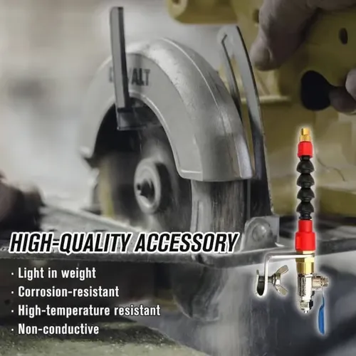 Cutting Machine Misting System Water Sprayer High efficiency dust collector: precision cleaning position, reduce dust, protect your health, clean the dust on the of the cutter, easy to clean, use less water to clean most of the dust