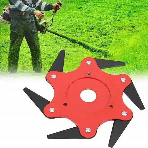 💥UNIVERSAL 6-Steel Razors Trimmer Head Tired of your trimmer being too weak to cut tough weeds? Replace your trimmer head with the Steel Trimmer Head that slices through grass, branches, weeds and more!