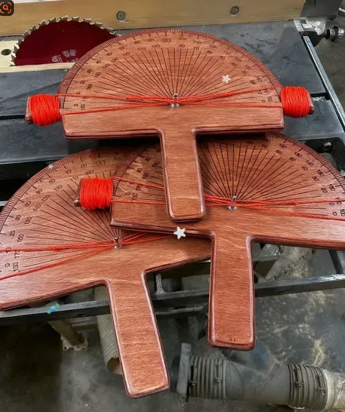 Custom Angle Finder Tool & Woodworking Protractor Ruler