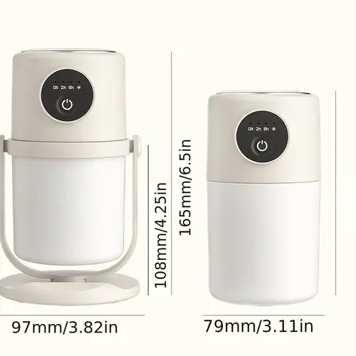 Humidifiers For Bedroom Cool Mist Humidifiers(Summer), Quiet Cool Mist Humidifier, Bedroom Bedside Humidifier, Desktop Air Diffuser, USB Powered, Adjustable Brightness Air Humidifier With Lighting, Suitable For Desks, Homes And Offices