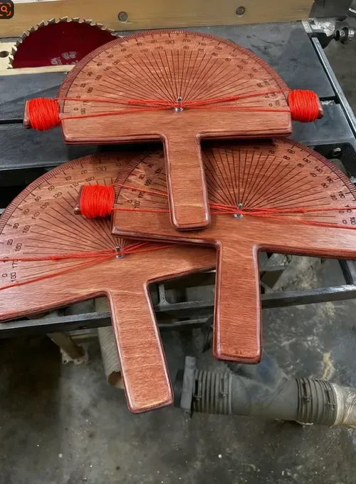 Custom Angle Finder Tool & Woodworking Protractor Ruler