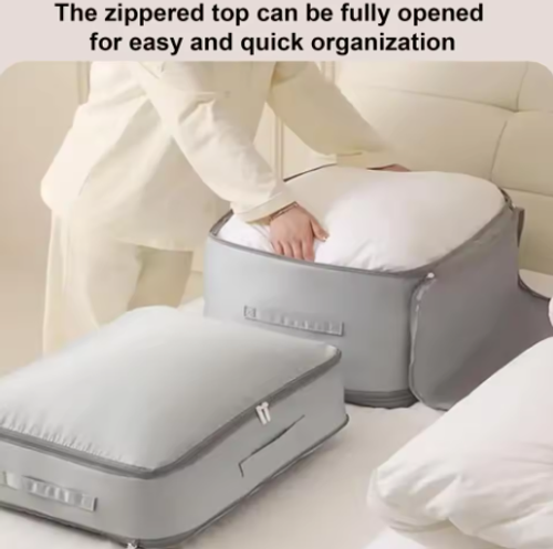 Large Organizer Storage Bag Dustproof Moisture-proof Compression Quilt Clothes Closet Cabinet Organizer Home School Packing Cube