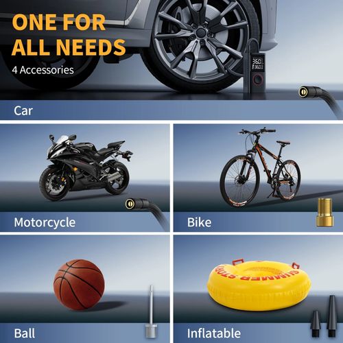 12V Car Tire Inflator – Quick Air Pump for Tires, Compact & Easy to Use Anywhere  Portable Air Compressor for Car Tires – Inflate in Minutes, Perfect for Nigerian Roads