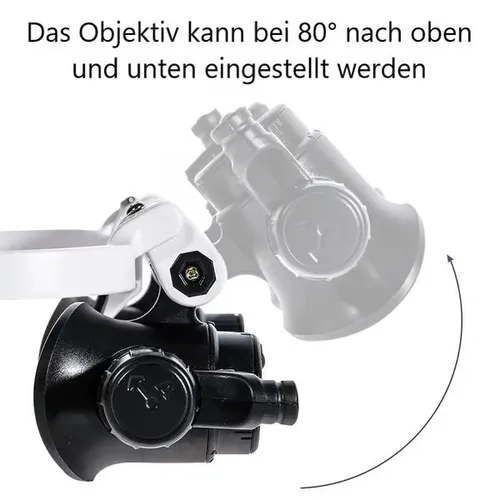 LED Glasses Magnifying Glass Head-mounted design helps free your hands to work Great magnification with 8X, 15X, 23X 2 Adjustable LED Lights Comfortable for long-term use Perfect for detailed close-up work