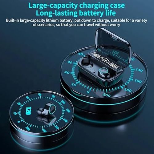 In-ear headphones with a built-in power bank