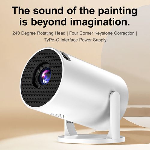 A home entertainment powerhouse! This portable projector is affordable, energy-efficient, and portable, making it easy to transform your living room into a home theater for cozy movie nights and exciting football matches!