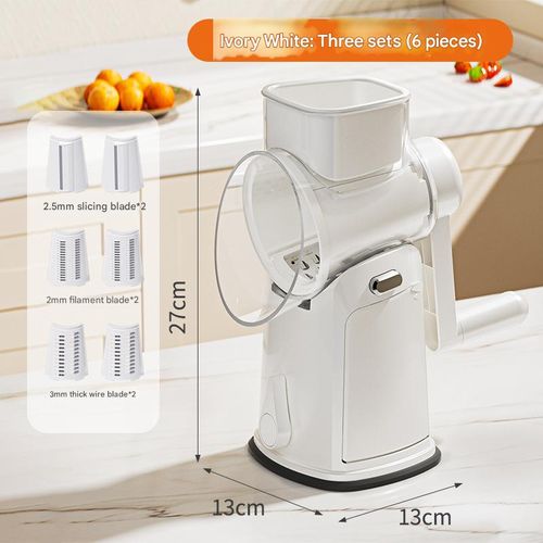 Cross-border popular multi-function shredder, slicer, shredder, potato and radish hand rock tube vegetable cutter spot