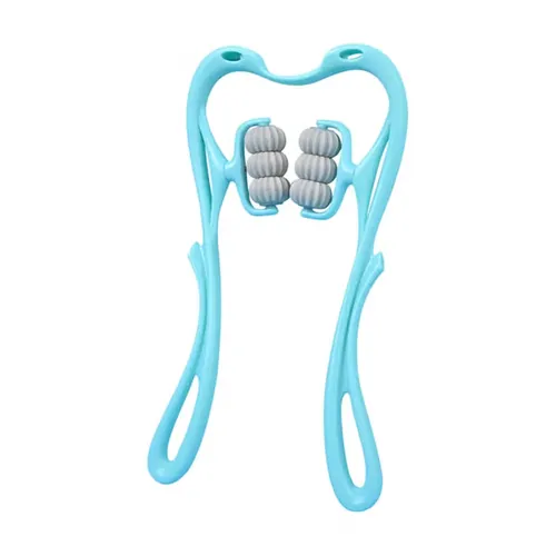 6 Wheel Pressure Point Neck Massager  Massage facilitates circulation because the pressure created by the massage technique actually moves blood through the congested areas. The release of this same pressure causes new blood to flow in. This helps alleviate sore muscles, relieves tension and fatigue.