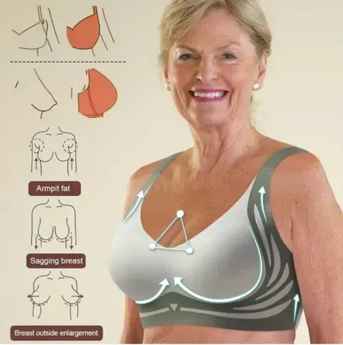 ✨Limited Time Offer✨Lifting Anti-Sagging Wireless Push-up Bra Suitable for 100-130 catties